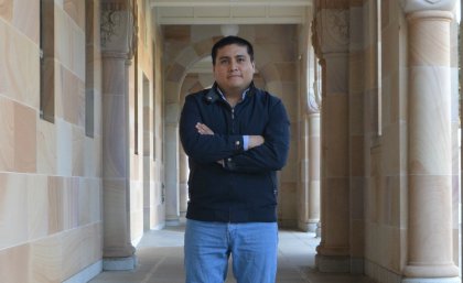 UQ Masters student Gustavo Villafuerte